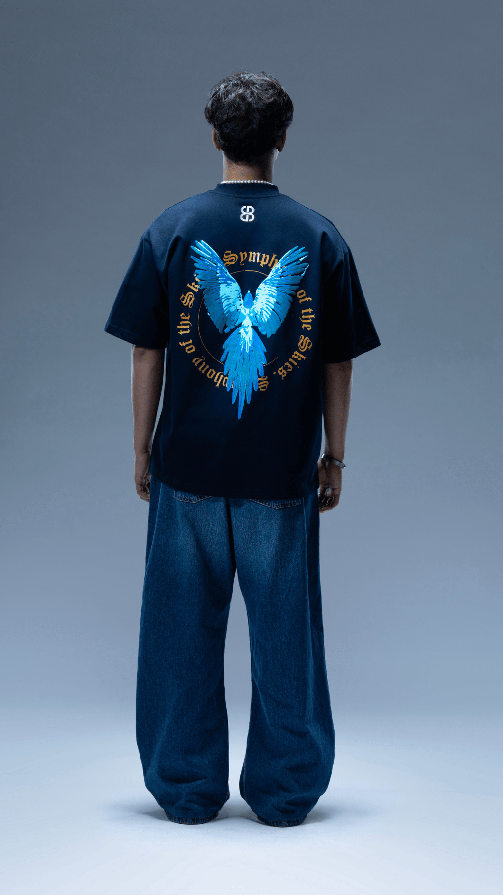 Blue Phoenix Oversized T-Shirt