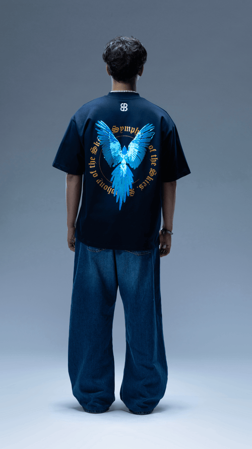 Blue Phoenix Oversized T-Shirt