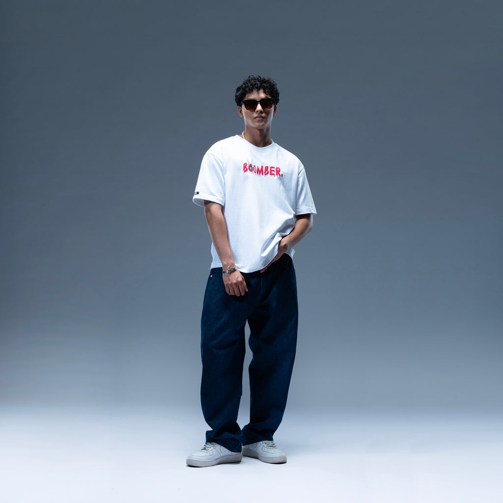 Web Skull Oversized T-Shirt