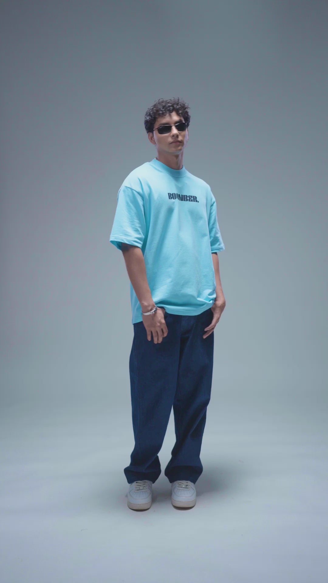 Exotic Peacock Oversized T-Shirt