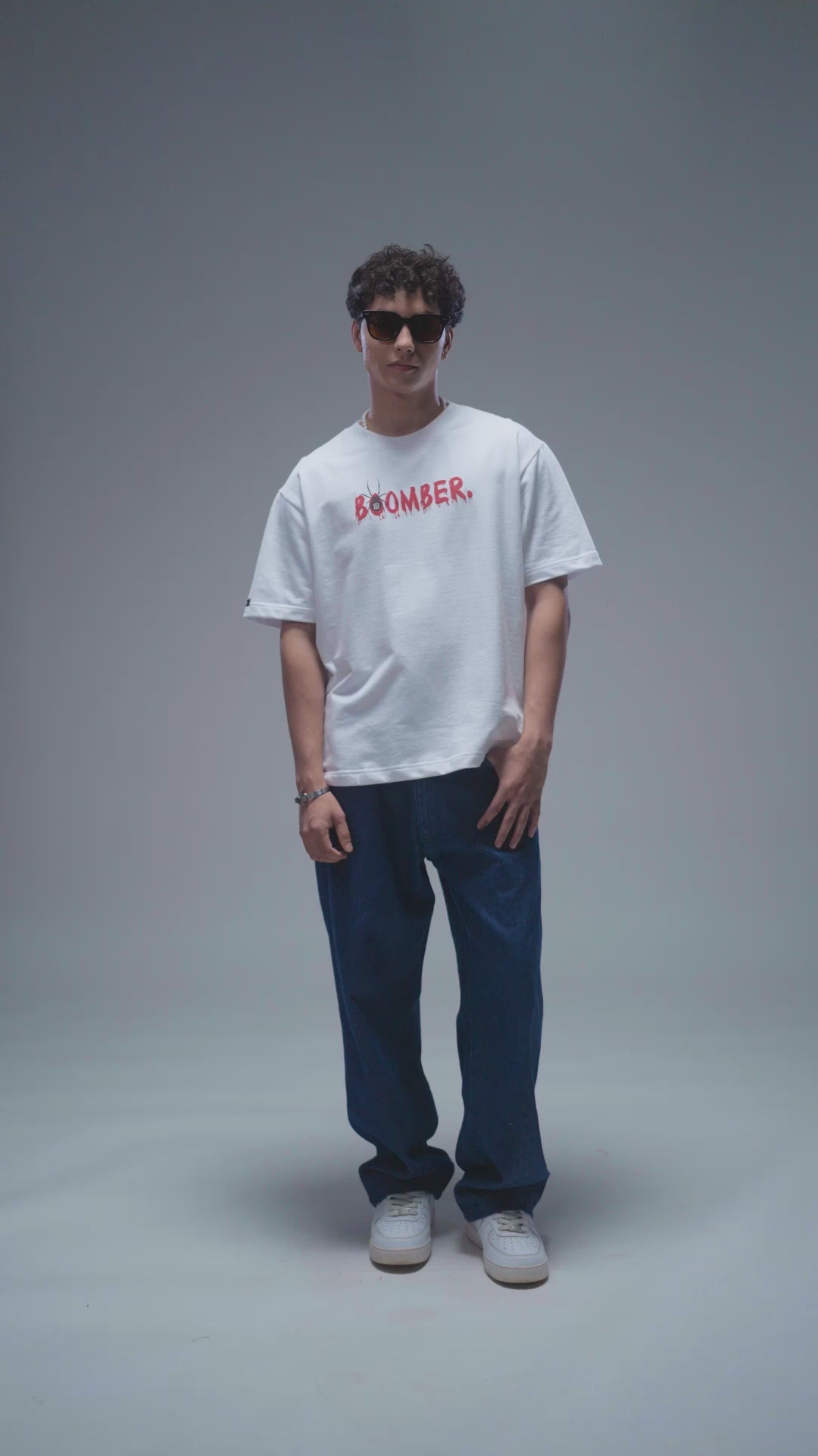Web Skull Oversized T-Shirt